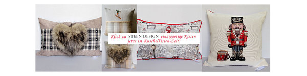 Schöne hochwertige Kissen von Steen Design, Made in Germany!