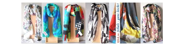 Leichte Schals für den Sommer aus edlen Materialien