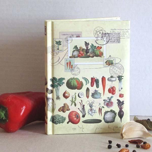 Notizbuch klein Gemüsemotiv DIN A6 von ACTEtre