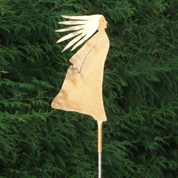 Figur Windbraut Rost-Gartendeko von Susanne Boerner