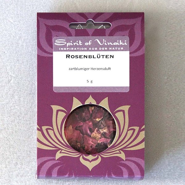 Rosenblüten Räucherstoff von Spirit of Vinaiki